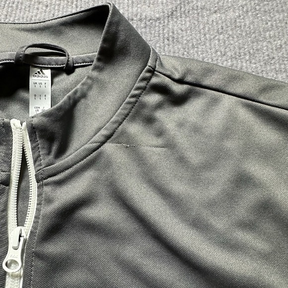 Adidas‎ Men's Large Jacket Zip Lightweight Aeroready Athletic Windbreaker *read - Picture 5 of 11